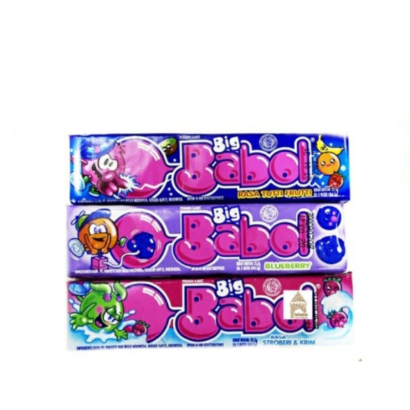 

NEW! Permen Karet Big Babol Rasa Blueberry 22.5 Gram Murah Lebay