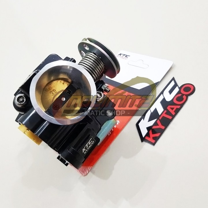 Throttle Body Pipa Hawa Udara KTC Kytaco Racing 32mm Aerox 155 Lexi