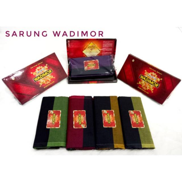 SARUNG WADIMOR LENGKAAP MOTIF &amp; POLOS TERMURAAH