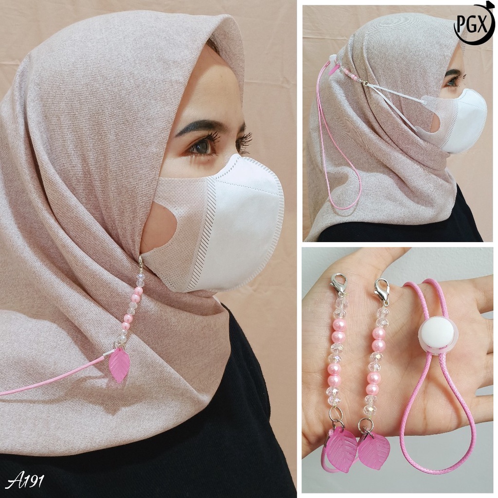 PGX Strap Masker - Kalung Masker - Tali Masker Mutiara Premium Aksesoris Fashion - A191