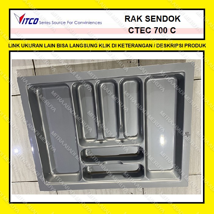 Jual Rak Sendok Laci Vitco Ctec C Laci Sendok Shopee Indonesia