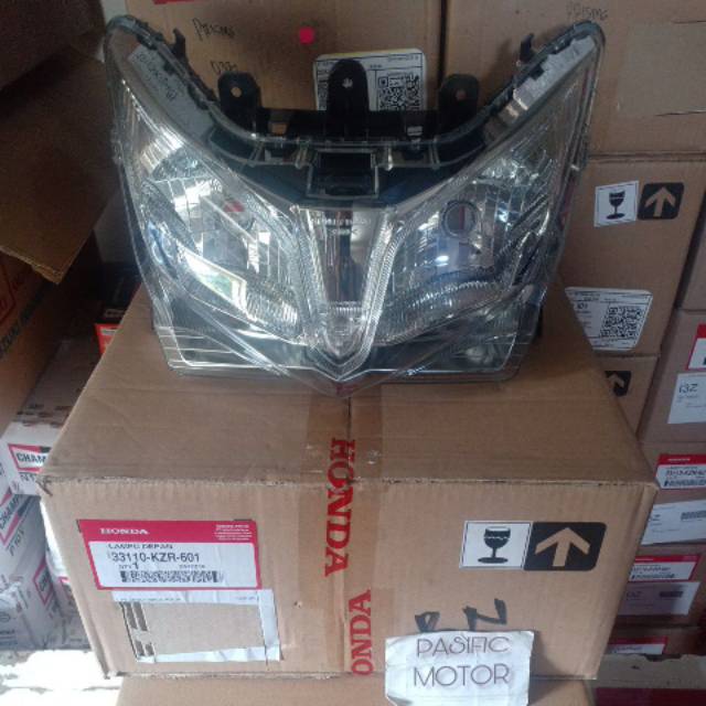 Reflektor/lampu depan vario techno 125 fi( 2013-2015) (33110-kzr-601) ori AHM