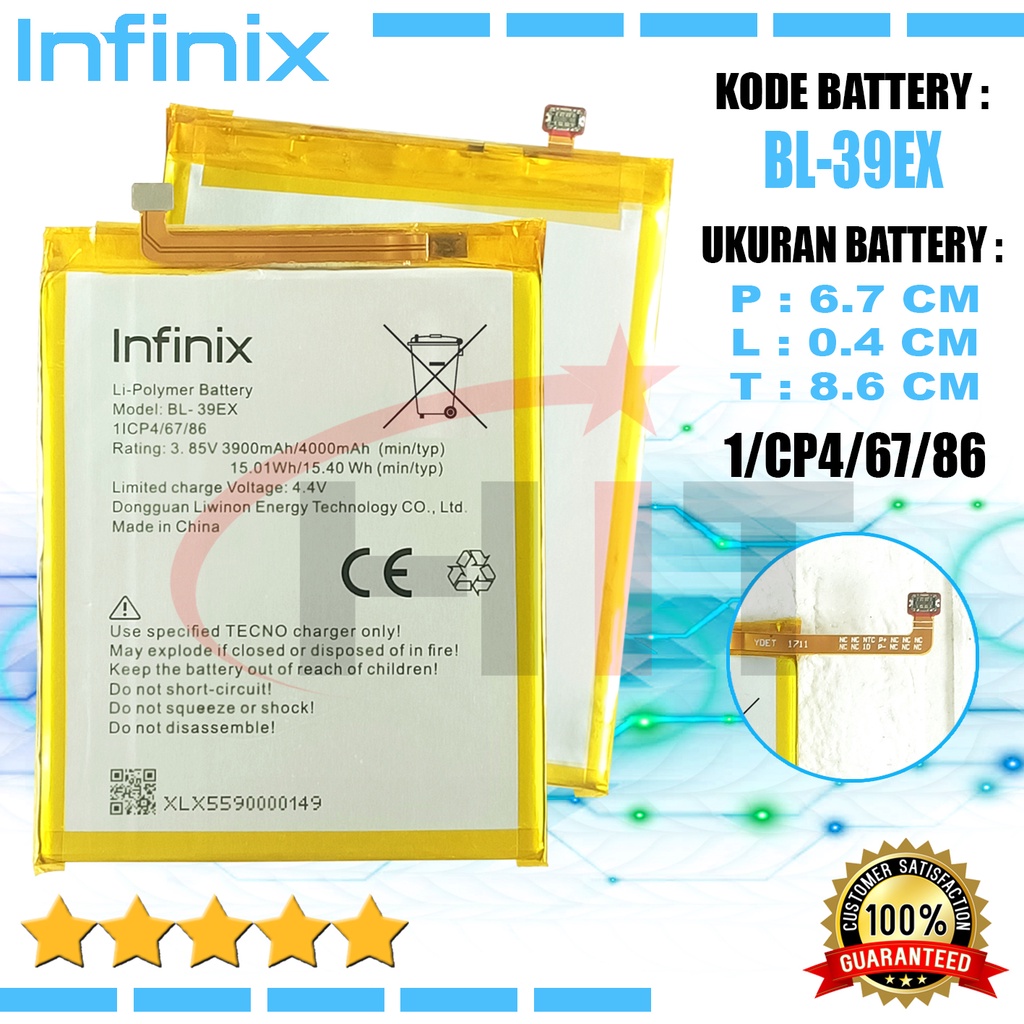 Baterai Battery Infinix Hot 5 X559 Kode BL-39EX