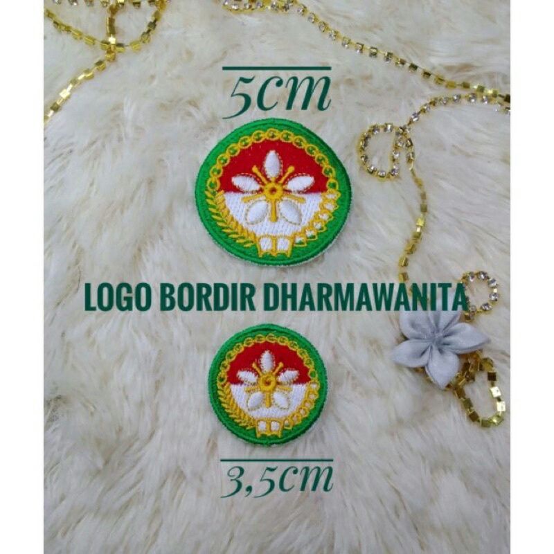 Emblem Bordir Atribut Dharma Wanita Persatuan (DWP)