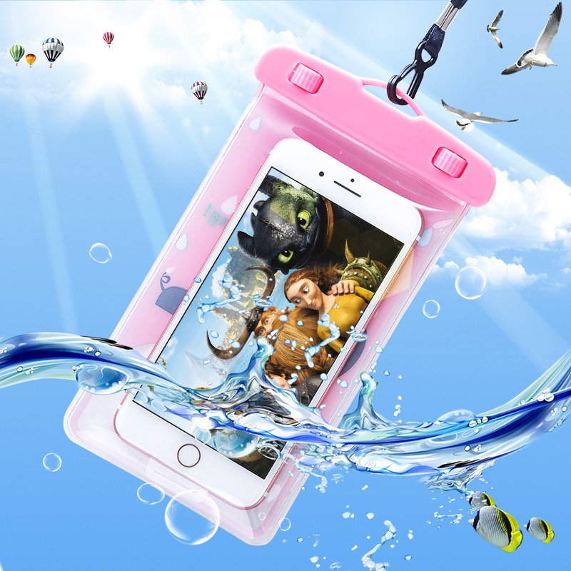 【33LV.ID】Sarung Handphone Motif Anti Air / Waterproof Handphone Pouch