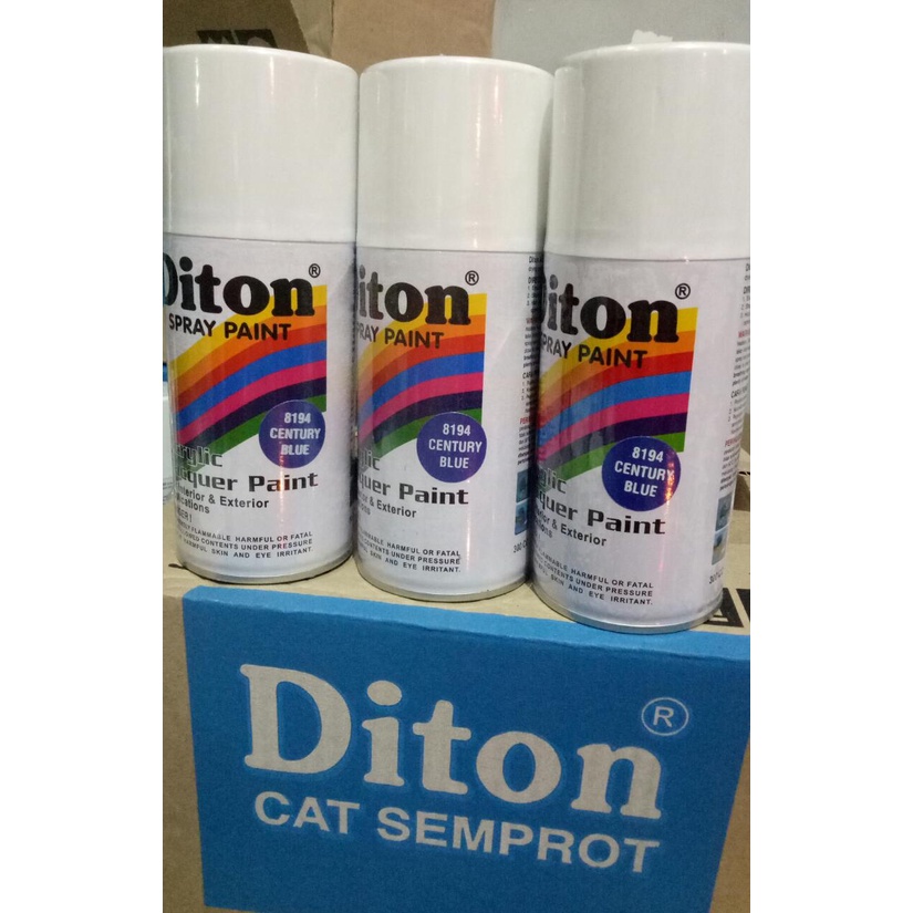 cat semprot Pilok pilox diton century blue 8194 300cc biru metallic