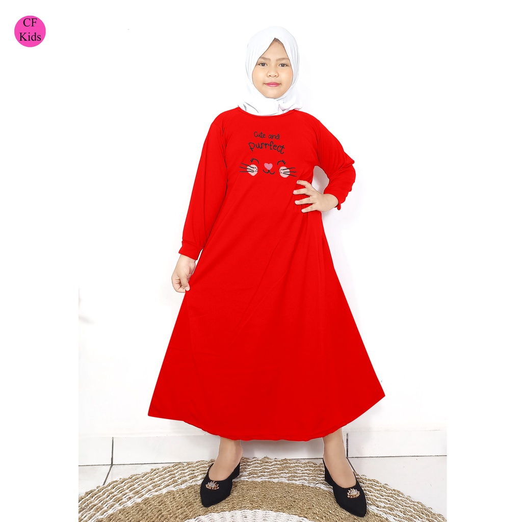 Gamis Anak Perempuan DTF Cute Rabbit CF Kids