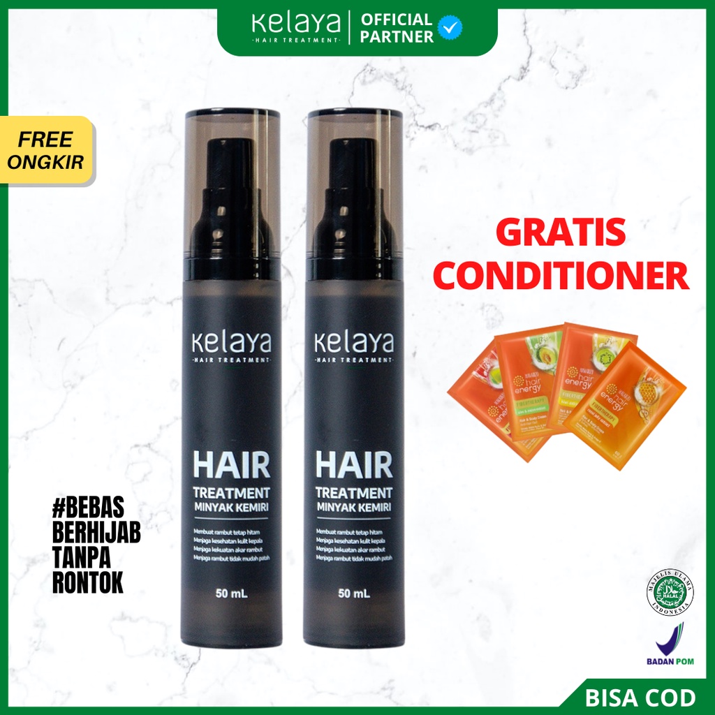 [ AGEN RESMI ] KELAYA HAIR TREATMENT Minyak Kemiri | Shampoo Sampo Kemiri Original BPOM