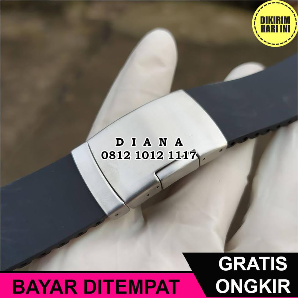 (BAYAR DITEMPAT) OE4775 TALI STRAP RUBBER WATCH JAM EXPEDITION AIRBORN AIRBORNE E 6335