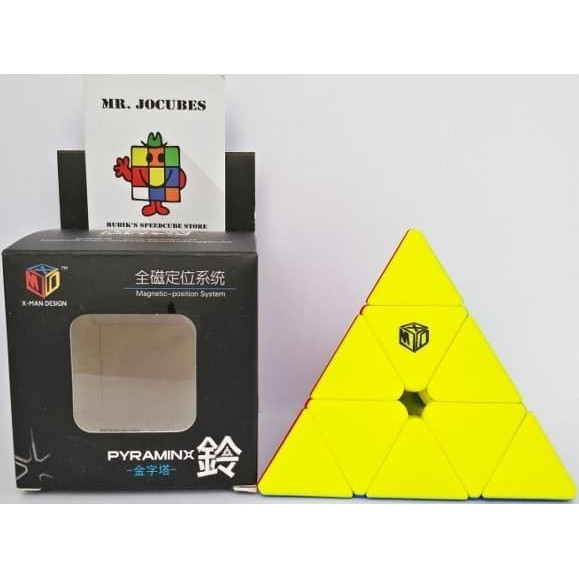 Rubik Kubus - Pelumas Rubik - Rubik Yongjun Rubik Qiyi Magnetic Pyraminx Bell Stickerless Speedcube