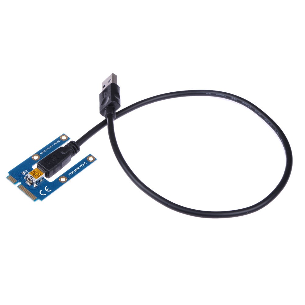 MOJITO USB 3.0 PCI-E Express 1x to16x Extender Riser Card Adapter SATA 6Pin Power