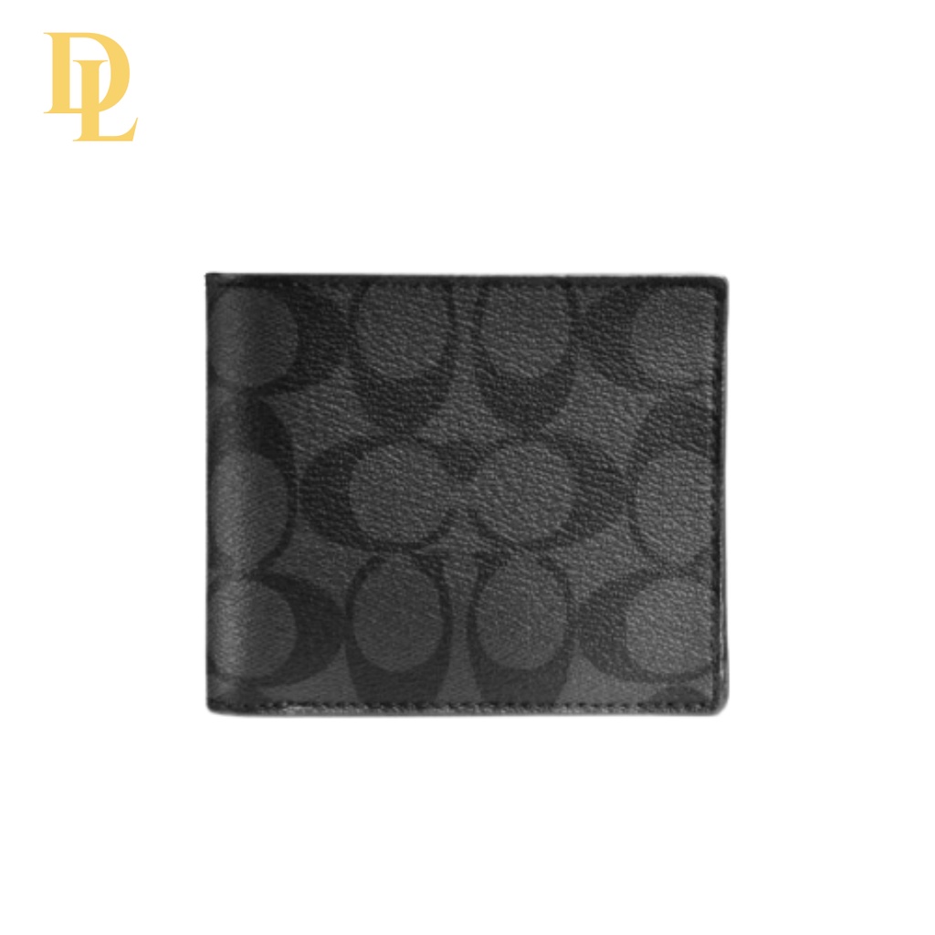 Coach Wallet Black Signature (F74993)