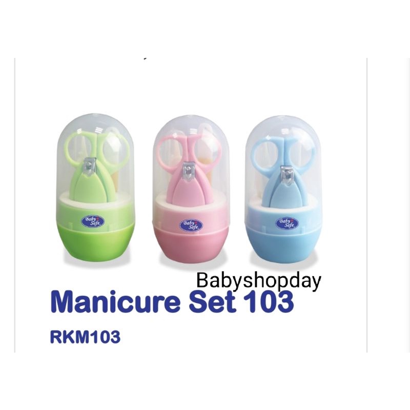 Set gunting kuku bayi Baby Safe/ Set Manicure RKM103 RKM102 Babysafe