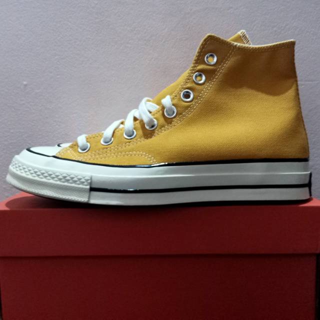 SEPATU PRIA SNEAKERS CONVERSE CHUCK 70 HI SUNFLOWERS ORIGINAL 162054C BNIB