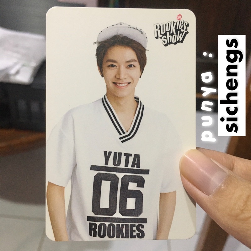 Yuta SM Rookies Matte Version Photocard PC