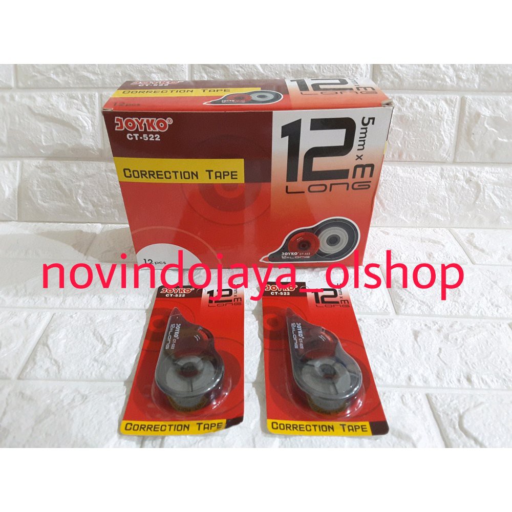 

Promo corection Tape 522 joyko Berkualitas