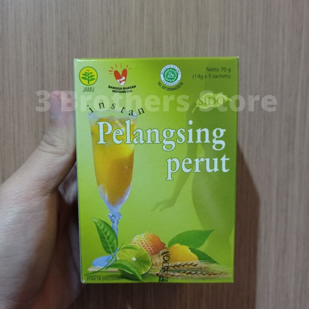 Sidomuncul Jamu Pelangsing Perut Instan 5 sachet ORIGINAL TERBAIK