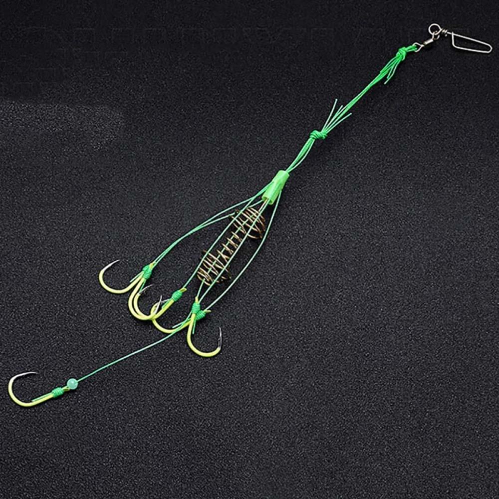 Lanfy Explosion Fishing Hook Anti twining Throw Rod Hook Fishing Tackle Aksesoris Anti-Gantung Ujung Memancing Air Laut Baja Karbon Tinggi Alat Pancing Accessorie