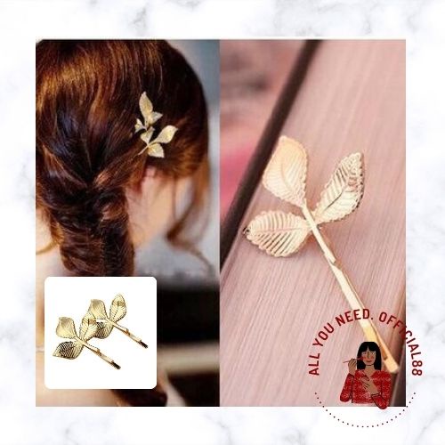 ✿AYN✿   Hairpin Pin Jepitan Rambut DAUN FA71 Unik Aksesoris Wanita Cewe Korea Fashion cewe