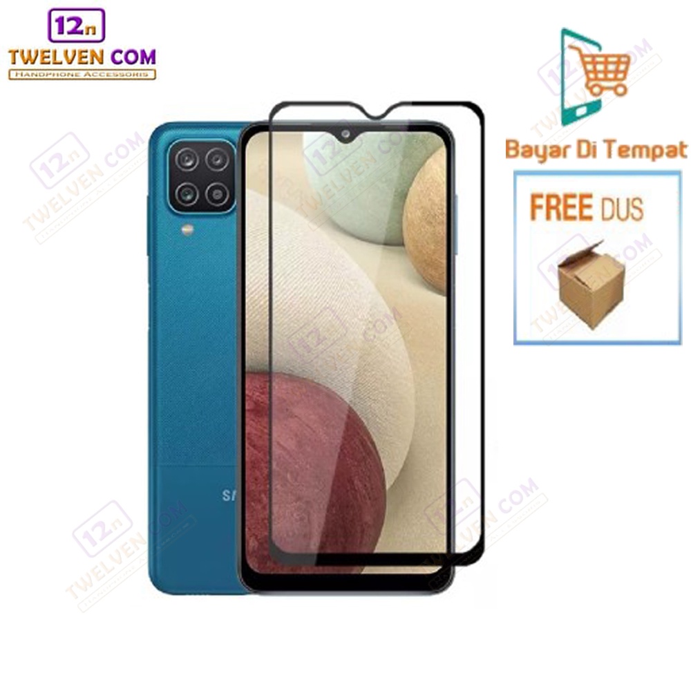 [FLASH SALE] zenBlade 5D Full Cover Tempered Glass Samsung Galaxy M12 - Hitam