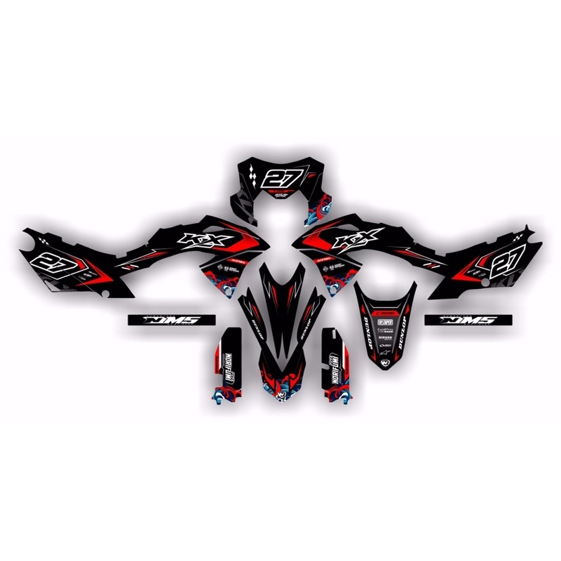 decal hologram klx bf
