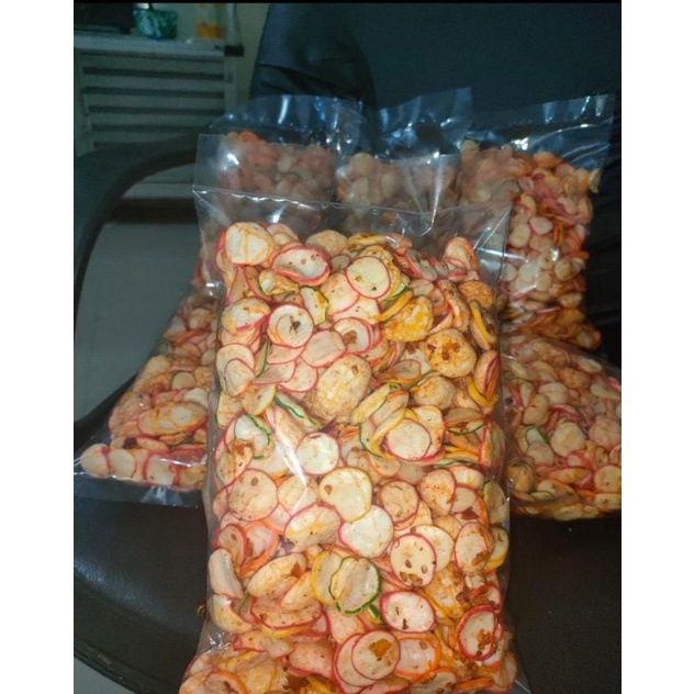 

Kerupuk Seblak Kering Bulat Pedas