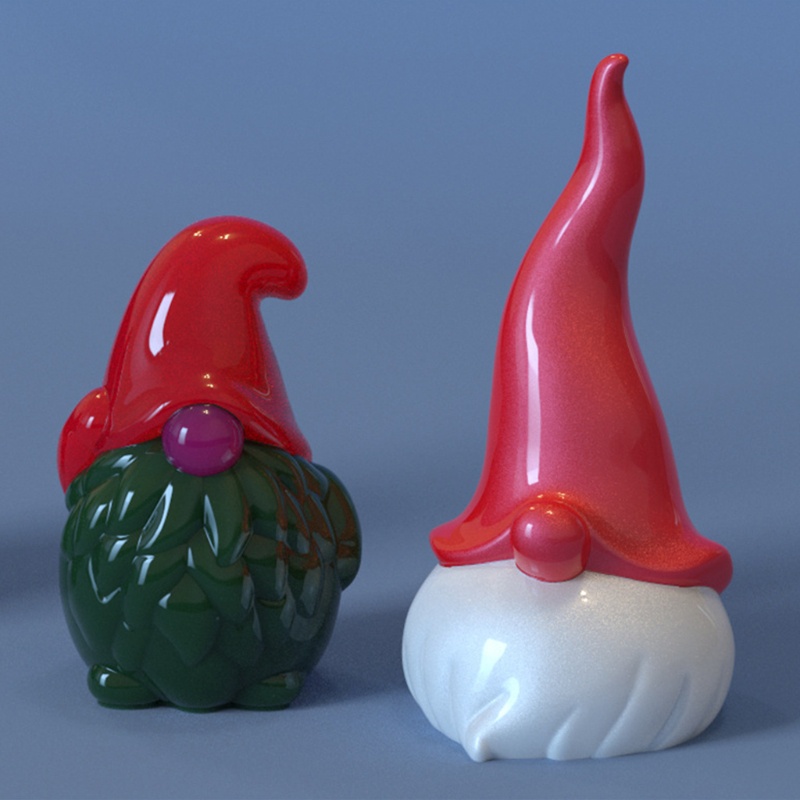 Cetakan Sabun Handmade Desain Santa Claus 3D Bahan Silikon Untuk Dekorasi Natal