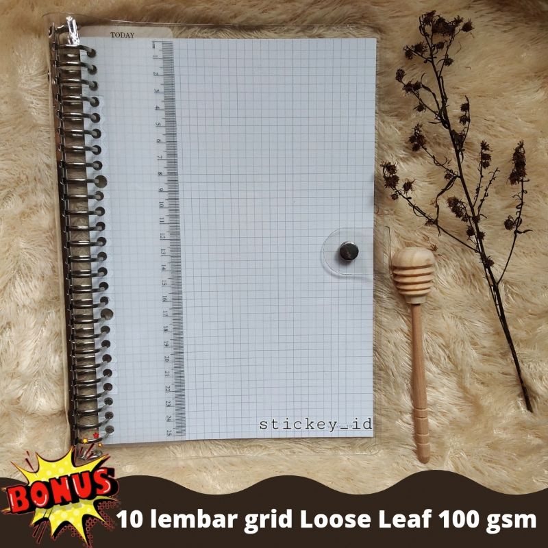 

BINDER TRANSPARAN B5 26 RING / BINDER AESTHETIC / BINDER BENING / JOURNALING BINDER