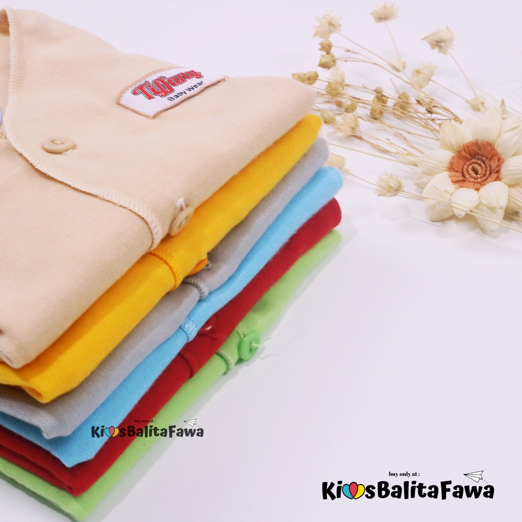 (ISI 3 PC) Atasan Kancing Lengan Pendek STANDAR SNI uk Baby New Born / Kaos Baju Tidur Branded Babycinnamon