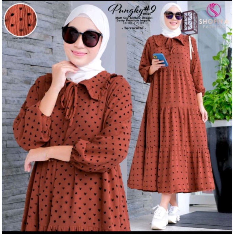 MIDI DRESS CRINKLE Airflow URAGIRI // MINI DRESS CRINKLE  PREMIUM Airflow URAGIRI