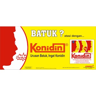 Konidin Tablet Strip isi 4 Obat Batuk Original Konimex