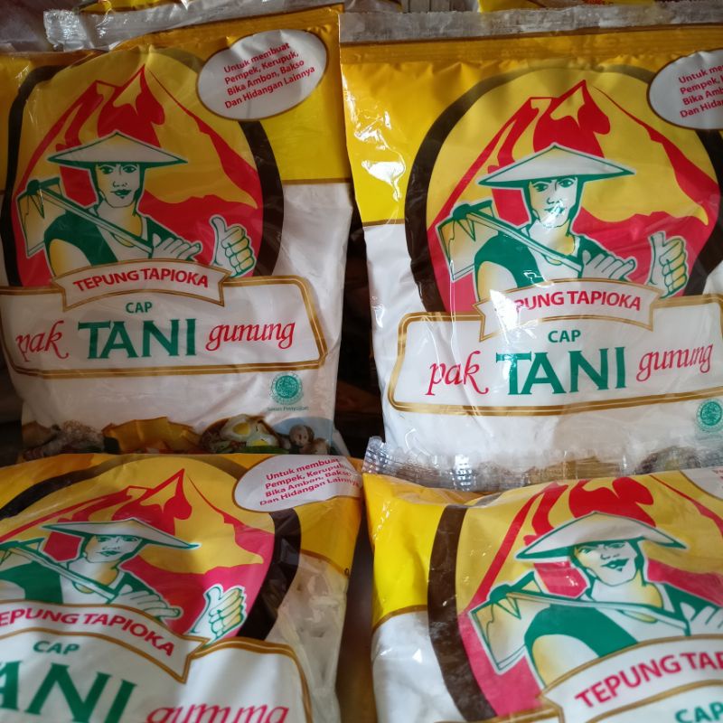 

Tepung Tapioka Cap Pak Tani Gunung 500 gr