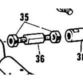 141490001 Upper Thread Trimming Connecting Bar (S) 141490-001