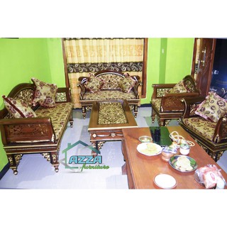 KURSI RUANG TAMU KAYU JATI DEKORASI RUANGAN FURNITURE KURSI RUANG TAMU KAYU JATI DEKORASI RUANGAN FURNITURE