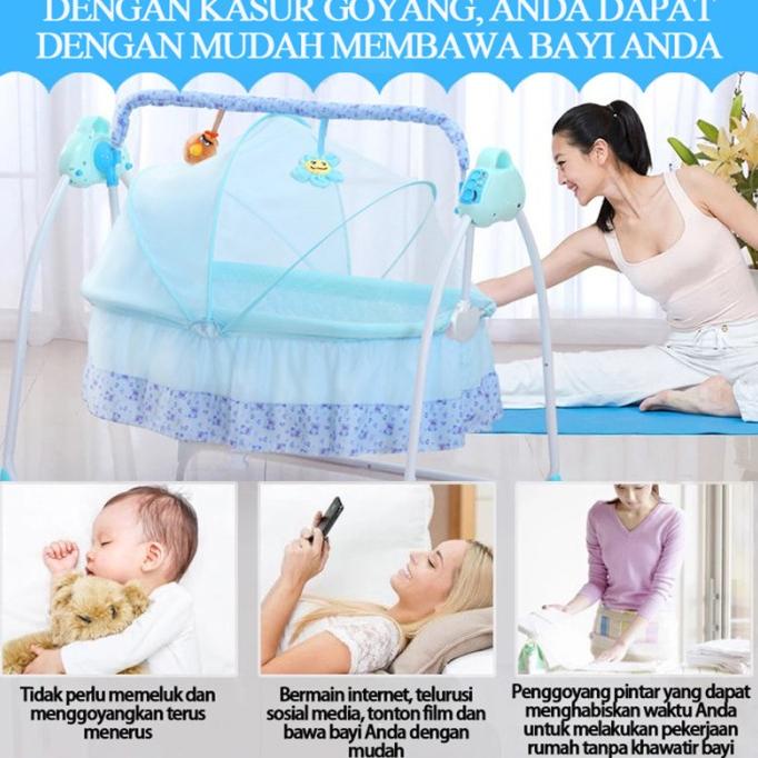 Ayunan bayi elektrik / ayunan bayi multifungsi/otomatis Bouncer Swing