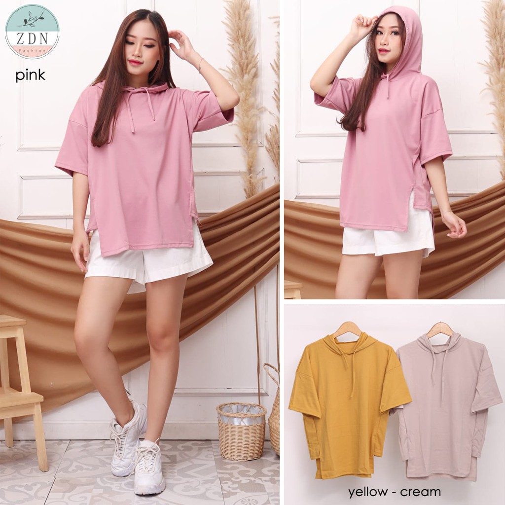 ATASAN SWEATER HOODIE WANITA MURAH/ATASAN BABY TERRY PREMIUM