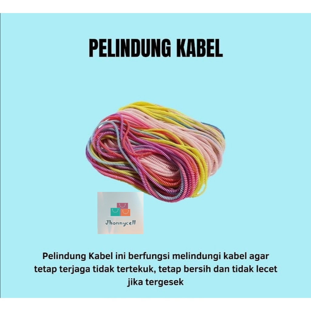 (JC) PELINDUNG KABEL CHARGER HEADSET PRODUK SESUAI DIGAMBAR