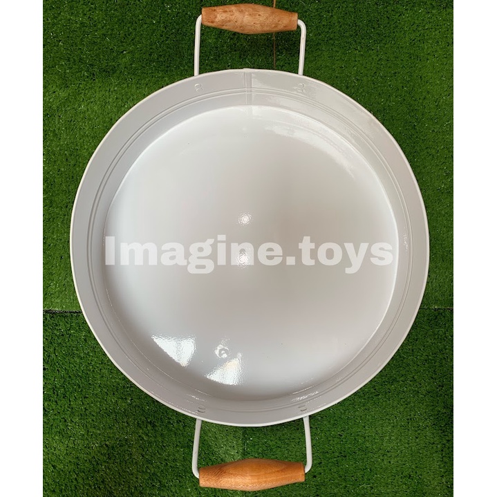 sensory tray bulat / nampan bermain besar / sensory play montessori tuff tray with handle