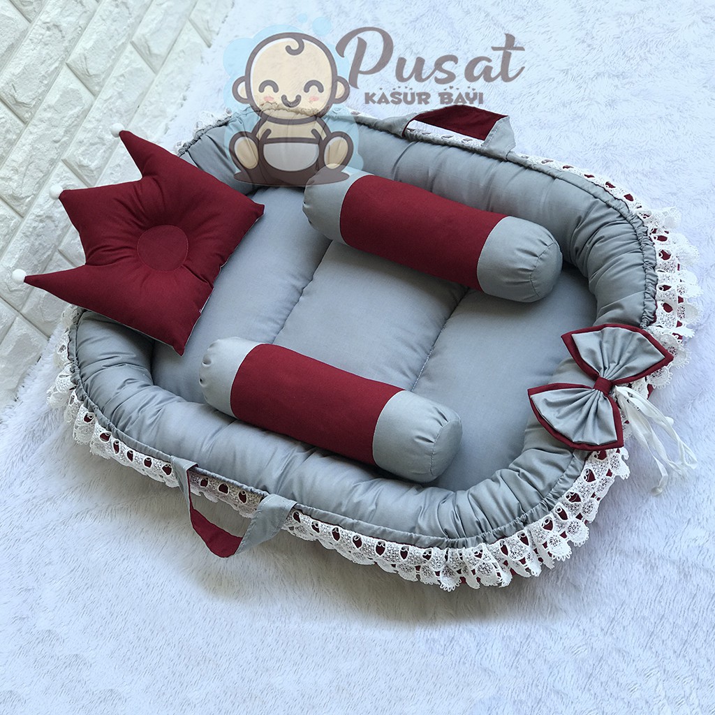 KASUR BABY NEST PREMIUM [RENDA + PITA] SET BEDCOVER