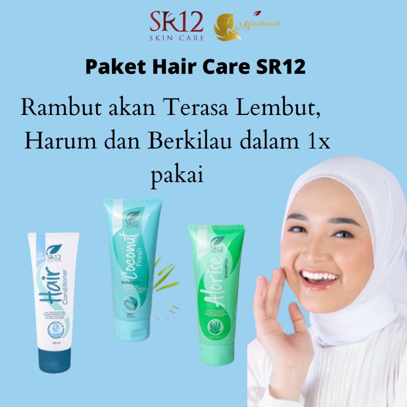 Paket lengkap Perawatan Rambut SR12||Coconut Sr12||Alorise Sr12||Hair Conditioner