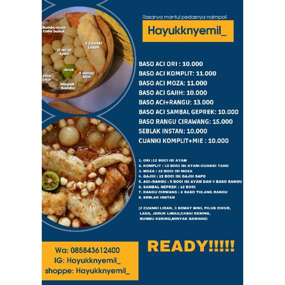 

BASO ACI ALL VARIAN READY!!!