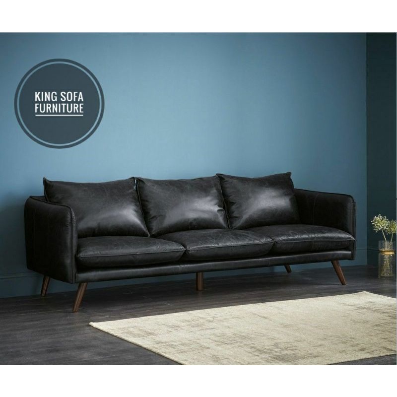 Kursi Sofa kulit sintetis keluarga Minimalis Terbaru L Shape Sudut