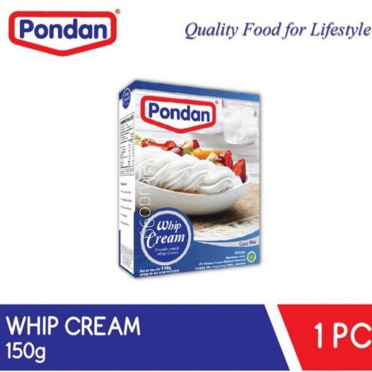 

PONDAN WHIPCREAM / KRIM KOCOK / PENGHIAS KUE TART / WHIP CREAM