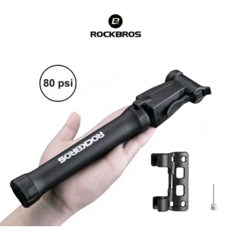 Rockbros TM-1701P Mini Pump Pompa Mini Sepeda Pompa Balon Bola