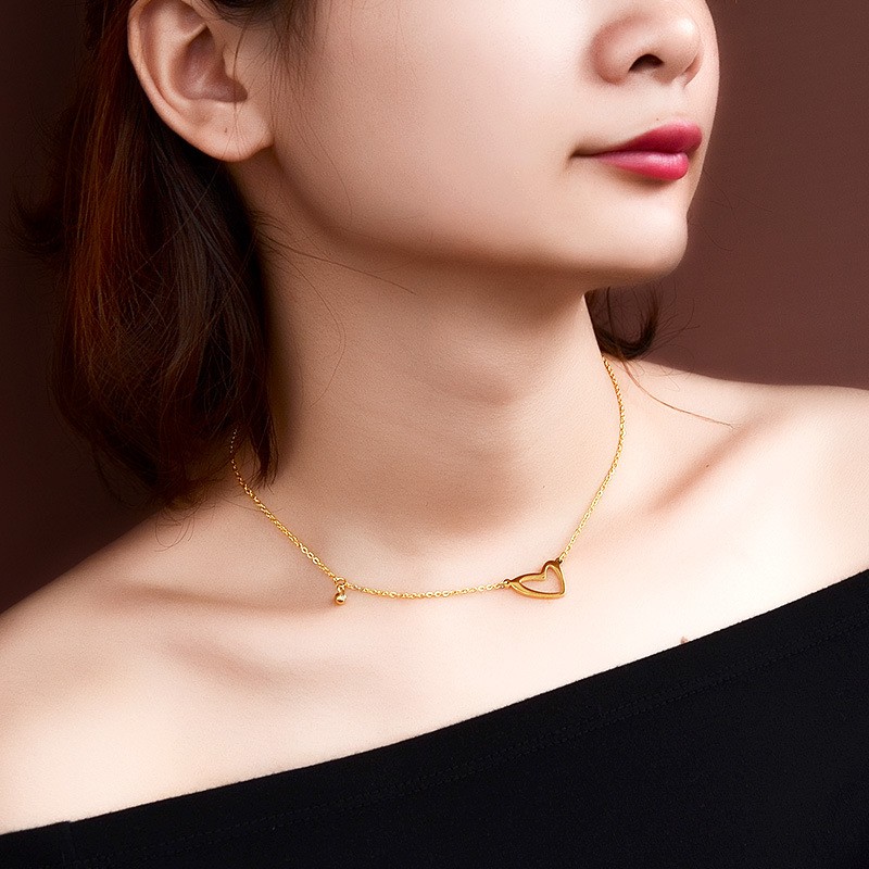 [New] Kalung fashion aksesoris titanium mini korea hadiah wanita cewek anti karat KK133