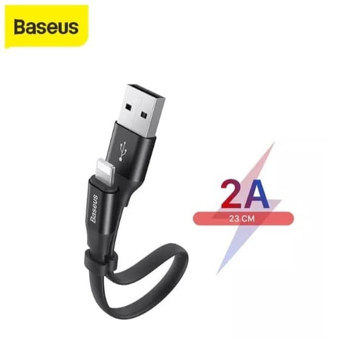 Baseus kabel Nimble Power Bank Lightning to USB Fast Charger 23cm QC 3.0 Iphone 7 8 X 11 12 13