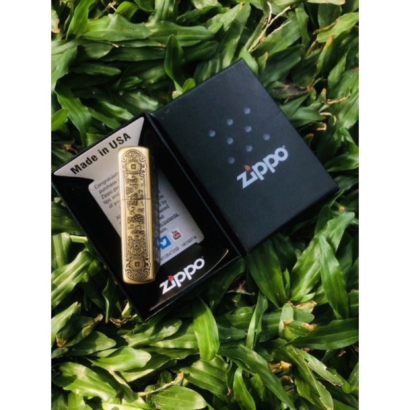 Zippo Motif Grafir 5 Slide Zippo Motif NAGA CENDRAWASIH GOLD Zippo Premium