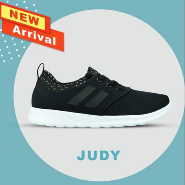 Sepatu tomkins wanita judy black/white