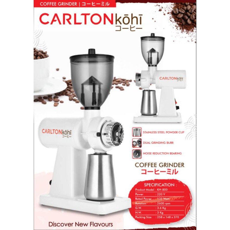 CARLTON COFFEE GRINDER KH-800