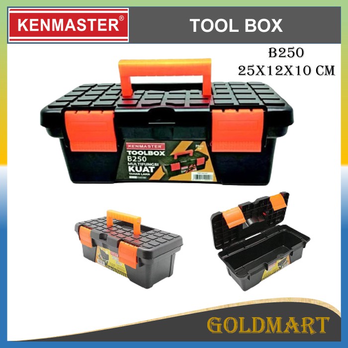 Tool Box Kotak Perkakas Mini Tempat Penyimpanan Obeng Kenmaster B250